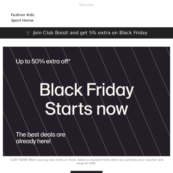 BLACK FRIDAY – Up to 50% EXTRA off!