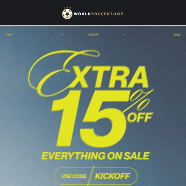 [Coupon Inside] Extra 15% Off Everything on Sale