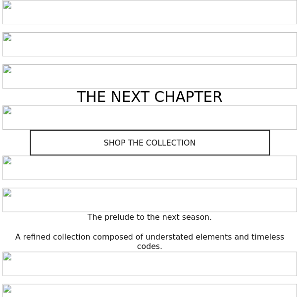 The next chapter: a new collection