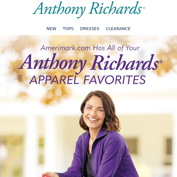 Amerimark.com Has all of your Anthony Richards Apparel Favorites