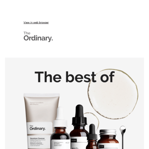 Futuristic formulations from The Ordinary and NIOD.