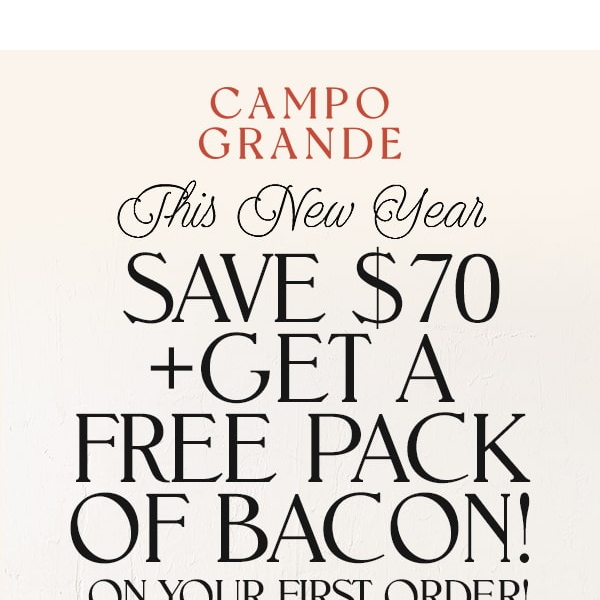 Get a FREE pack of Ibérico Bacon (12oz) PLUS $70 off! 🥩🐖