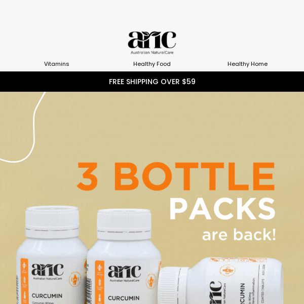 🔥 3 Bottle Packs are Back Australian Natural Care! 🔥
