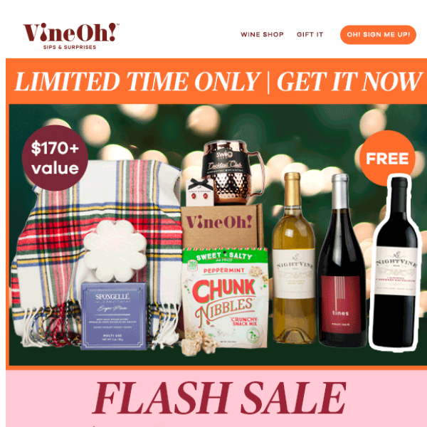 🌟NEW🌟 $15 off + FREE wine