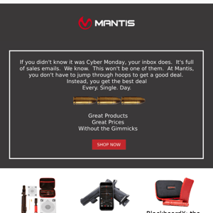 No Gimmicks, Just Quality with Mantis