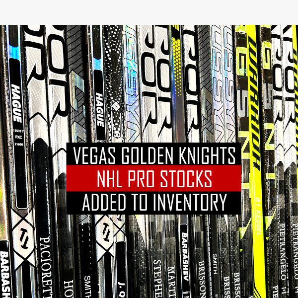 🚨Vegas NHL Pro Stock Sticks Live NOW🏒⚔️