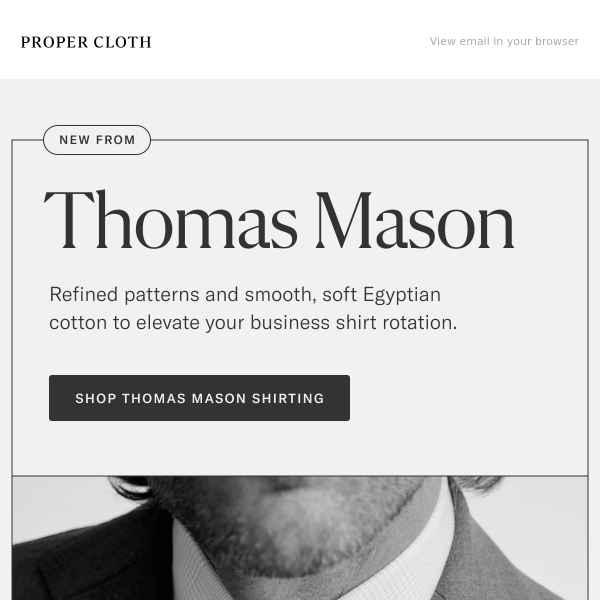 New from Thomas Mason