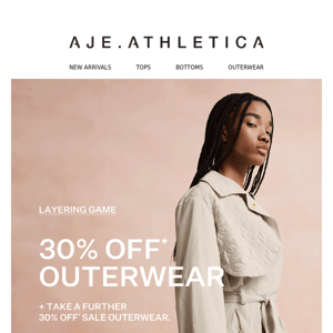 PSA: 30% Off Outerwear