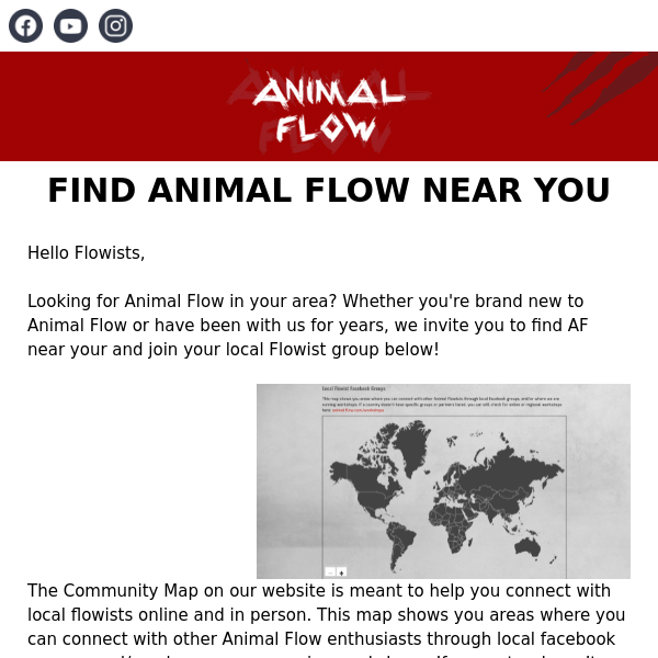 Find Animal Flow Near You: Community Map