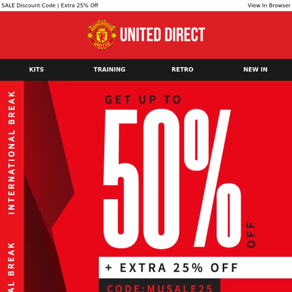 United Women's Team Matchday! Shop Up To 50% Off Sale