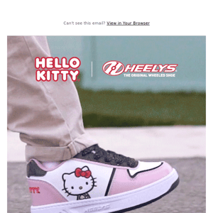 Lovestruck over NEW Hello Kitty Heelys 💖 ​