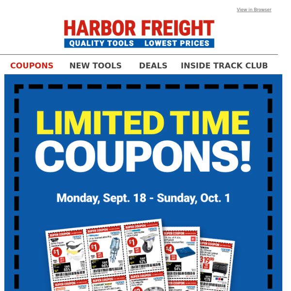 Your NEW Coupons Have Just Landed!