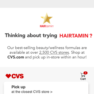 Thinking about trying HAIRtamin?