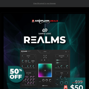 ✨ Out Now: REALMS by Sample Logic - 50% off