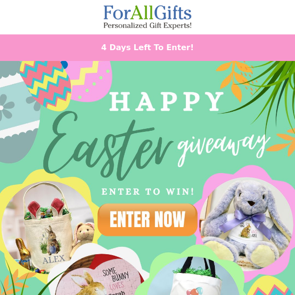 Our Easter Giveaway Ends Soon 🐰 Enter Today!