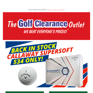 😱 Callaway Supersoft is BACK! March Madness Sale 🤪