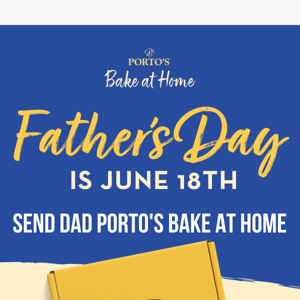 Father's Day is June 18th ⏰