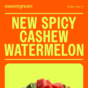 New! Spicy Cashew Watermelon