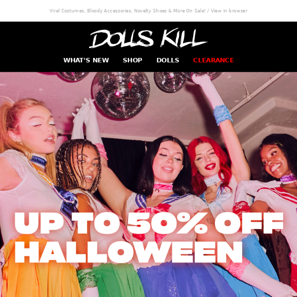 Up To 50% Off Halloween Happening Now 👻