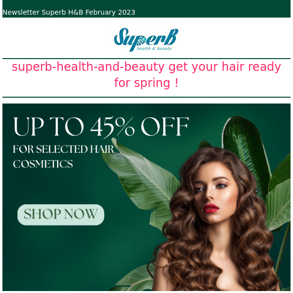 🌸UP TO 45%👧 UNIQUE HAIR COSMETICS ❗