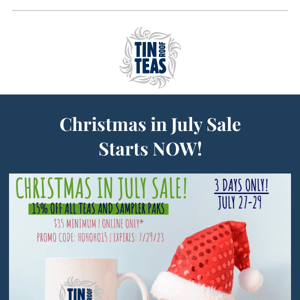 TRT: Shop Our Christmas in July Sale! 🎁