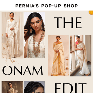 Get ready for Onam in the trendiest festive favourites!