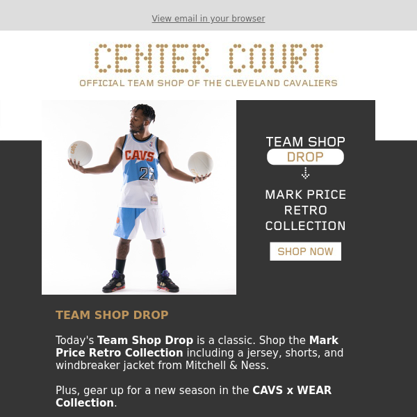 Center Court: the Cleveland Cavs Team Shop