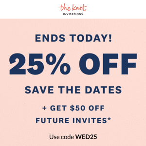 Last chance to save (twice) ⏰