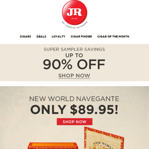 ➫ Wow! You hit it big — Over 45% off New World Robusto