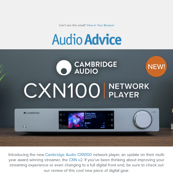 🎶Cambridge Audio CXN100 Network Streamer: Experience streaming like never before