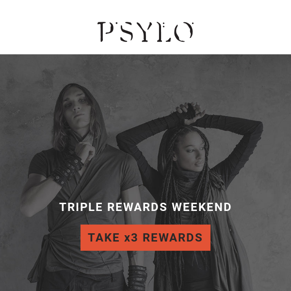 Starting NOW: Triple Rewards Weekend