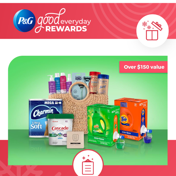 Hey, Tide, get 5 entries for our December Prize Pack