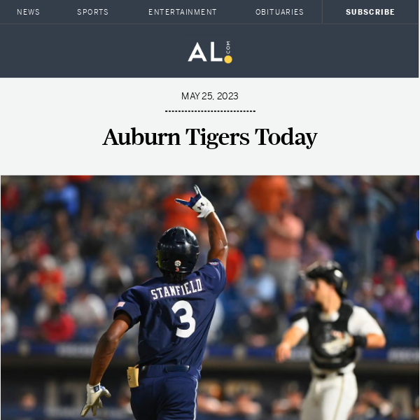 No. 5 seed Auburn loses 6-4 vs. No.4 seed Vanderbilt in SEC Tournament