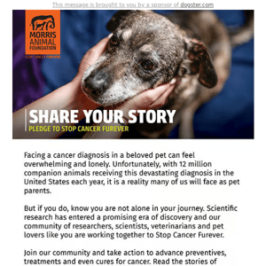 Take the pledge to Stop Cancer Furever