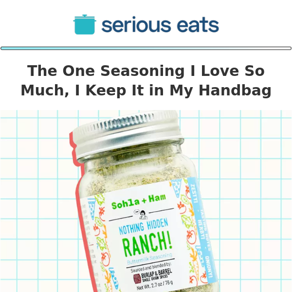 The One Seasoning I Love So Much, I Keep It in My Handbag