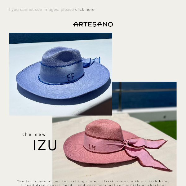 the best selling Izu, in new colors