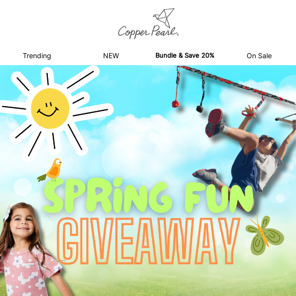 You're invited: SPRING FUN GIVEAWAY 🌞🎉👧👦