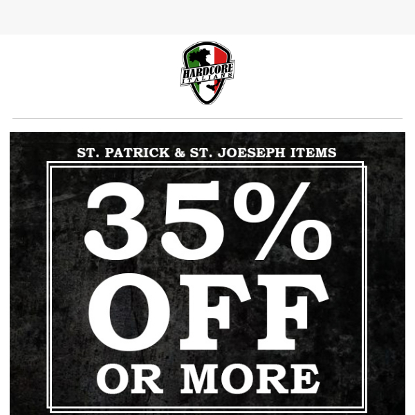 35% Savings on St. Patrick's Day Collection