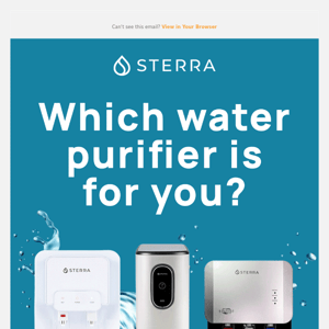Don’t know which water purifier to pick?