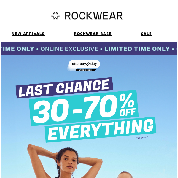 Quick! Styles Selling Fast 🏃‍♀️ - Rockwear Australia
