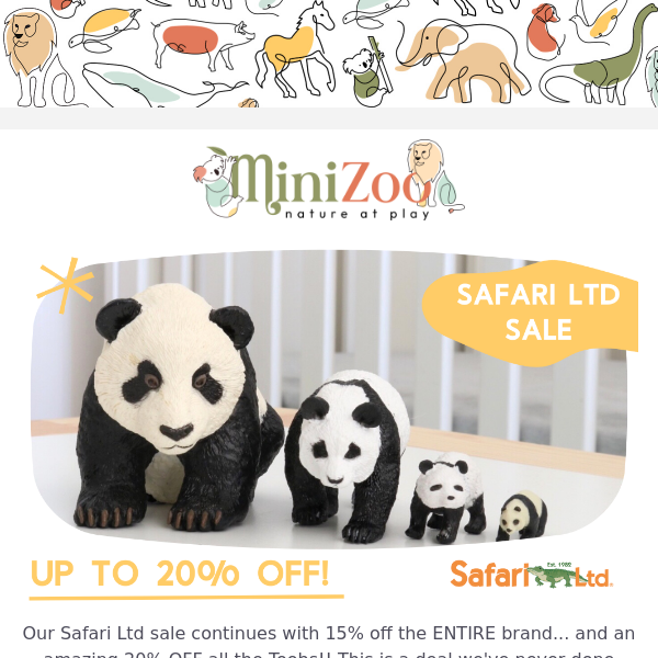 Up To 20% Off Safari Ltd Animal Figurines, Toobs & More! 🐊