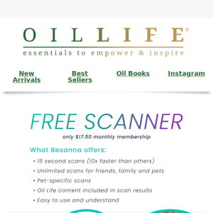 ‼️ this Free Besanna Scanner will instantly improve your health!