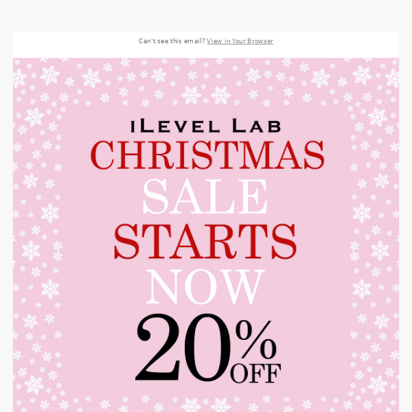 Christmas Sale 20-30% OFF 🎄🎉