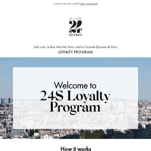 Welcome to your loyalty program