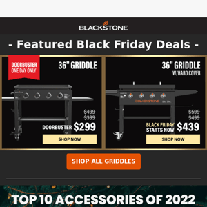 Black Friday Is Here - New Doorbuster Deal For One Day Only