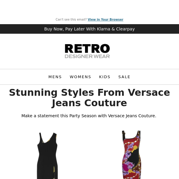 New Versace Jeans Couture