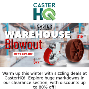 Up to 80% Off Warehouse Blowout