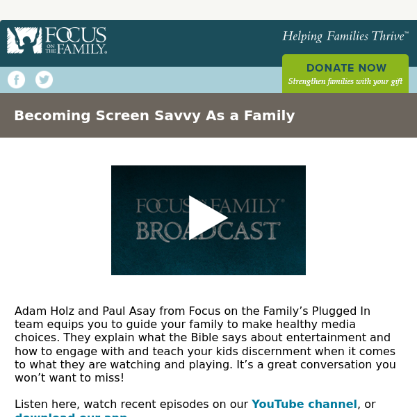 Becoming Screen Savvy As a Family
