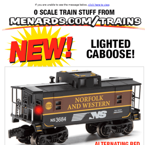 New! Norfolk & Western Caboose and Ore Cars!