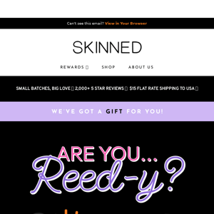 Skinned Store, Reed-y, Set, REDEEM! 🎁